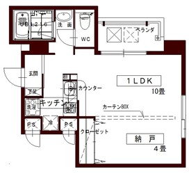 コリドール中央の物件間取画像